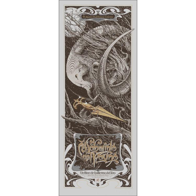 Pan's Labyrinth - Metallic Ink Variant by Aaron Horkey