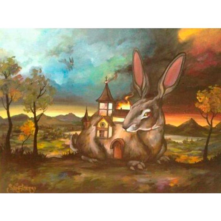 Burning House Of Vervian by Sam Flores