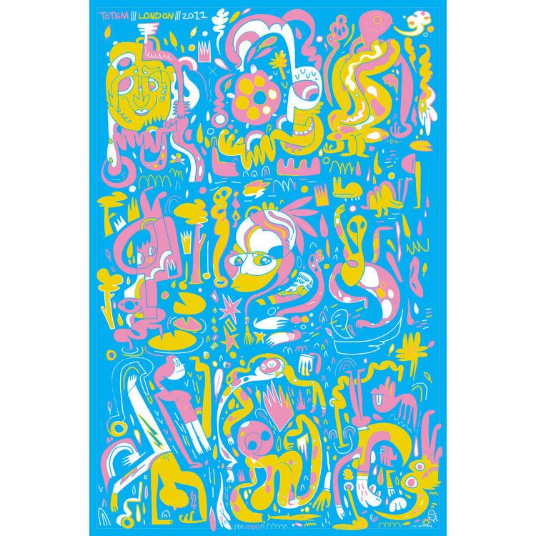 Totem - Jon Burgerman by Jon Burgerman