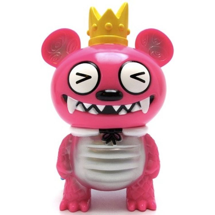 Bossy Bear Kaiju - Pink  (>)(<) by David Horvath