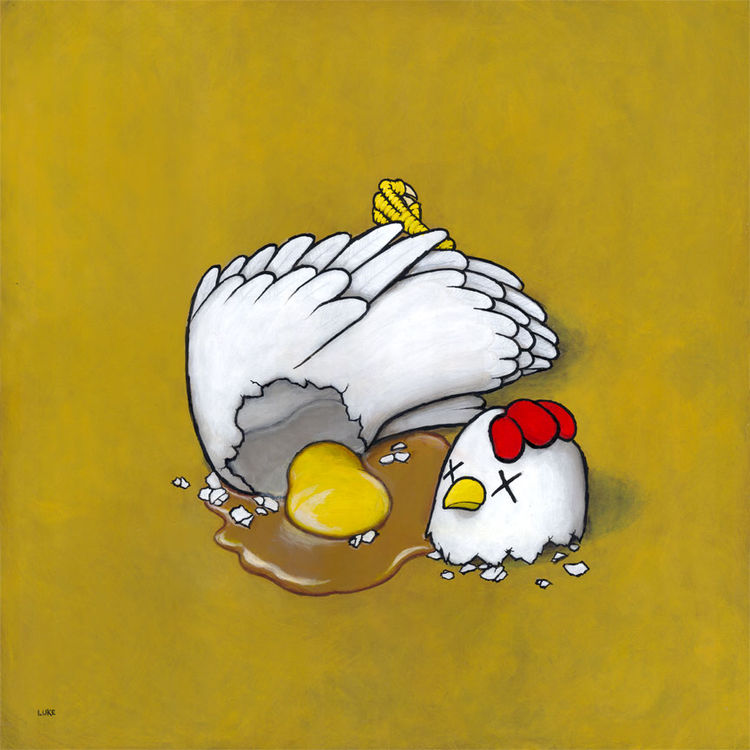 Chicken / Egg by Luke Chueh