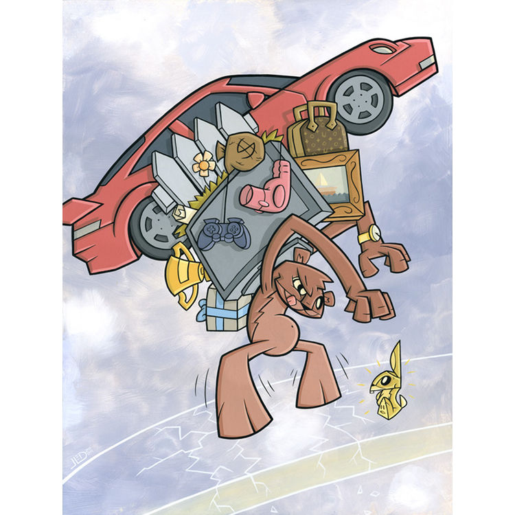 Material Gluttony (Atop the Glass Ceiling) by Joe Ledbetter