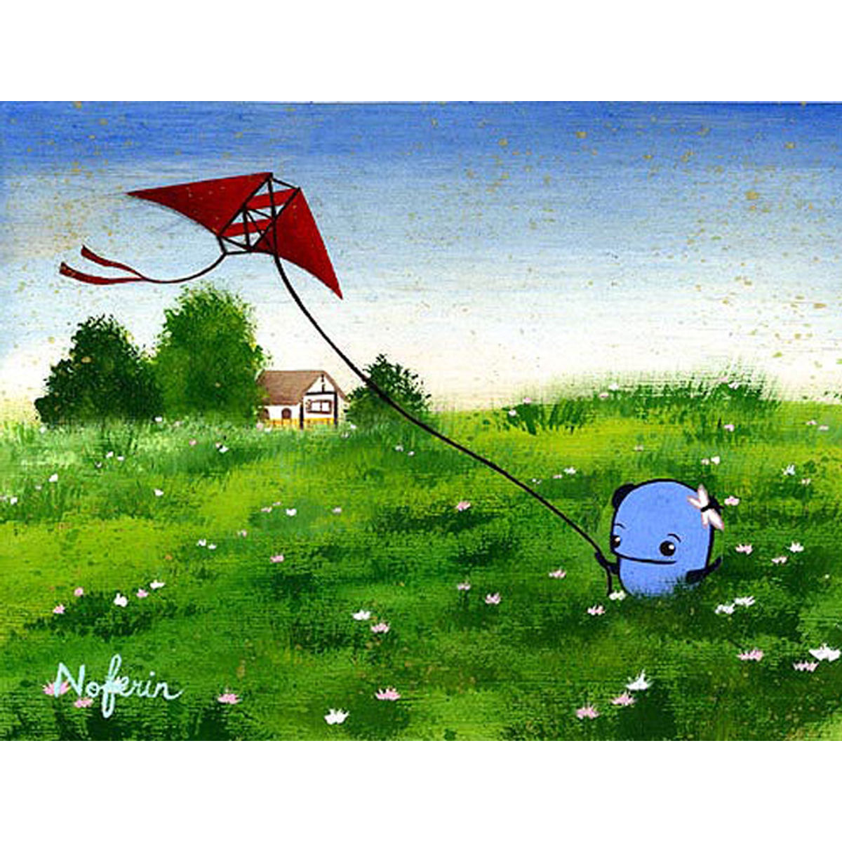 In which a gentle breeze sends it soaring