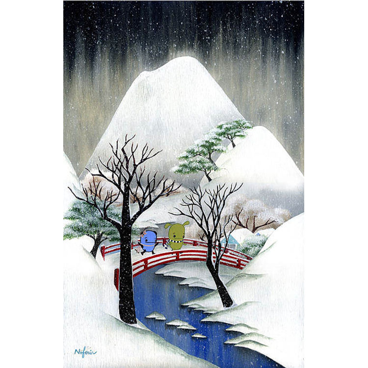 In which winter sends out its bed of snow by Noferin