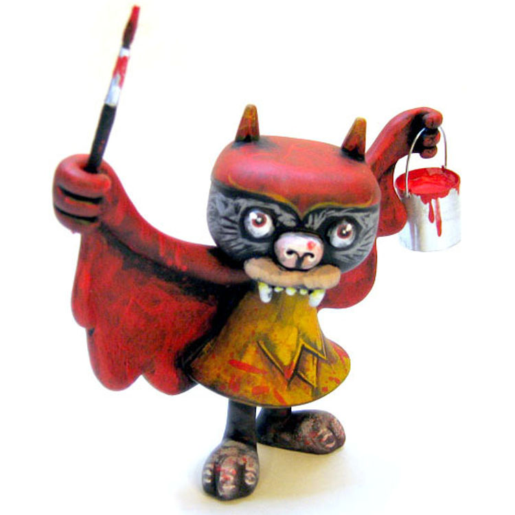 Red Bird Bat by Leecifer