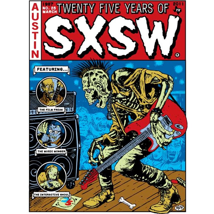 SxSW (South x Southwest) - 25th Anniversary by Frank Kozik