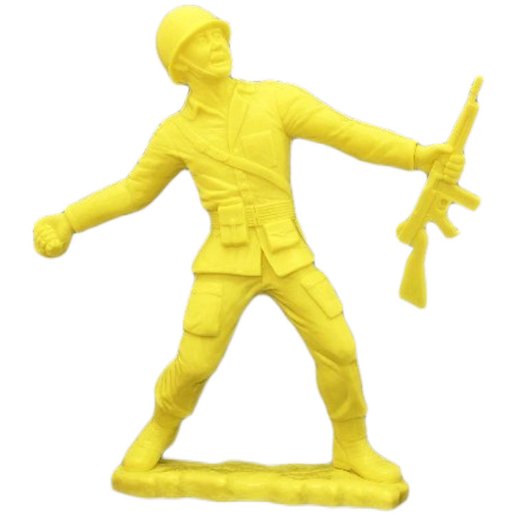 Big Army Man - Yellow GID by Frank Kozik