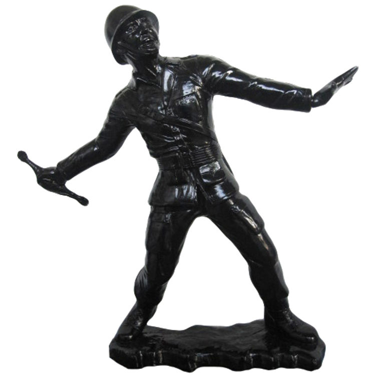Big Army Man - Black by Frank Kozik