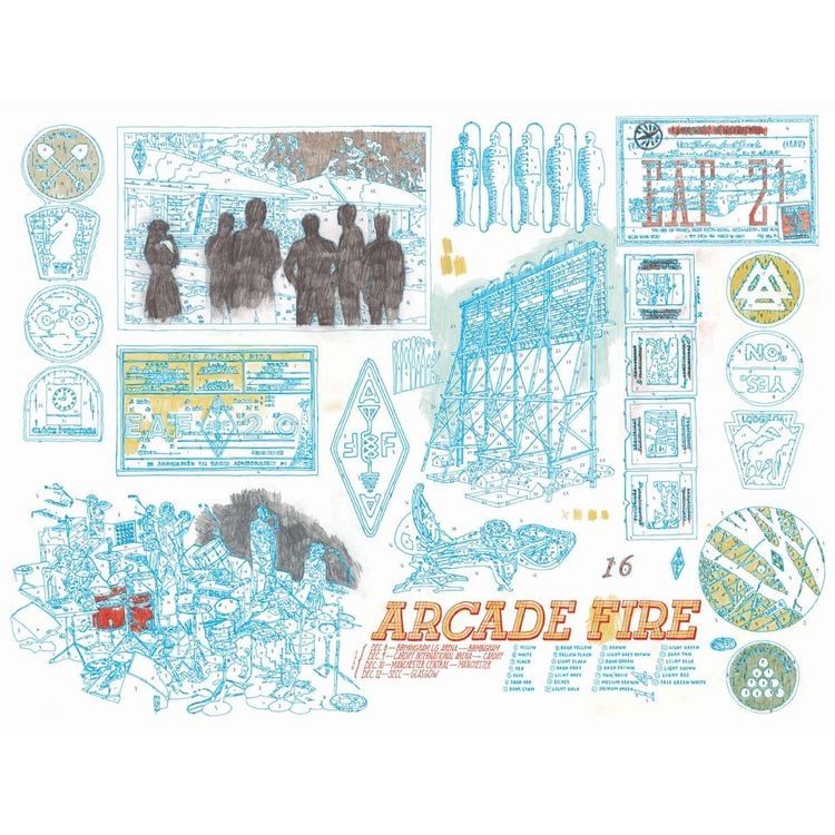 Arcade Fire (U.K. Tour) by Landland