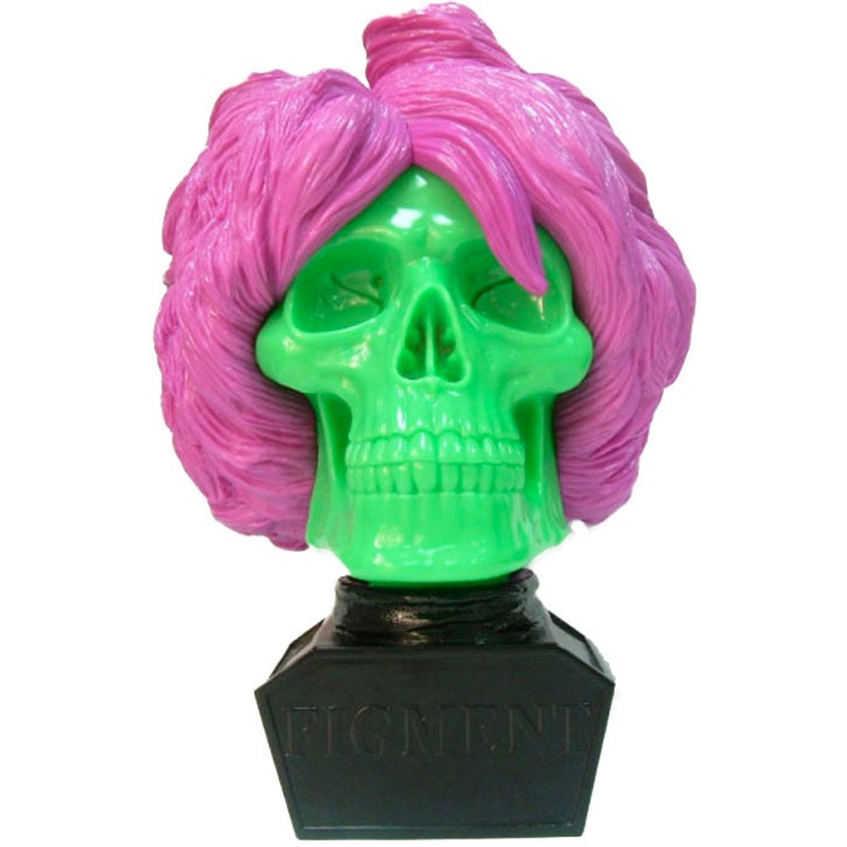 FIgment Bust - Green/Violet