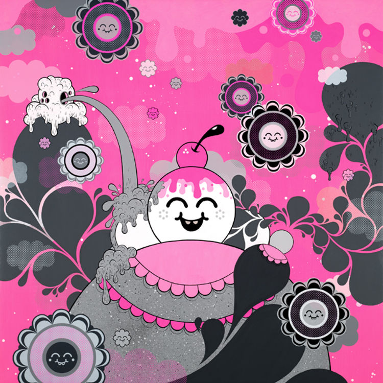 Hot Pink Explosion by Buff Monster