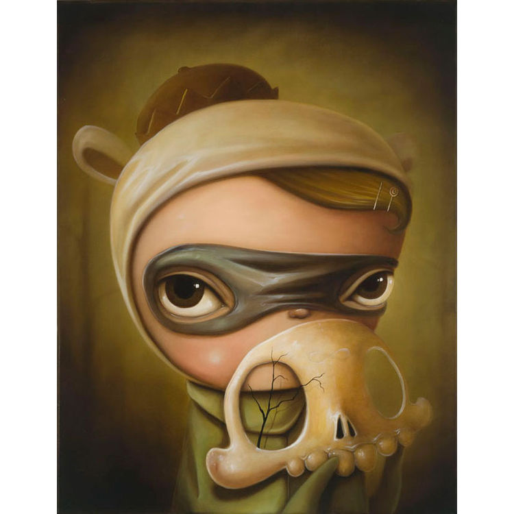 Masked Elizabeth (We are all Infinity) by Kathie Olivas