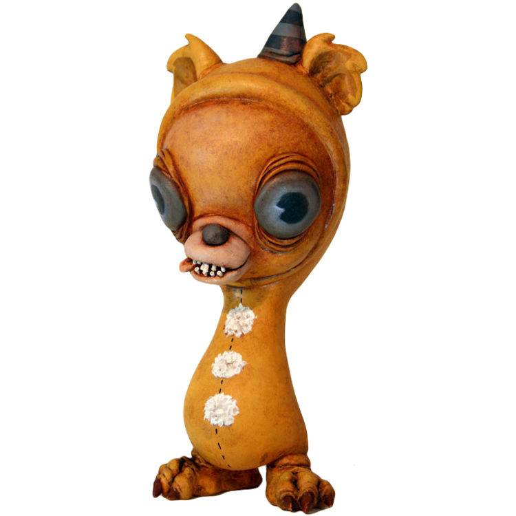 Golden Bear Kuma Skelve by Kathie Olivas