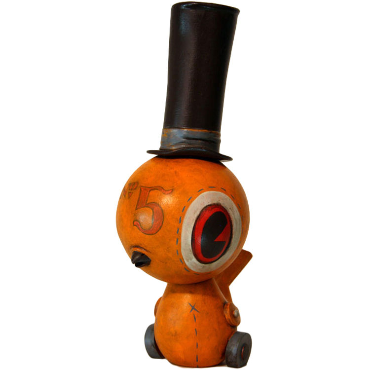 Orange Bird #5 by Kathie Olivas