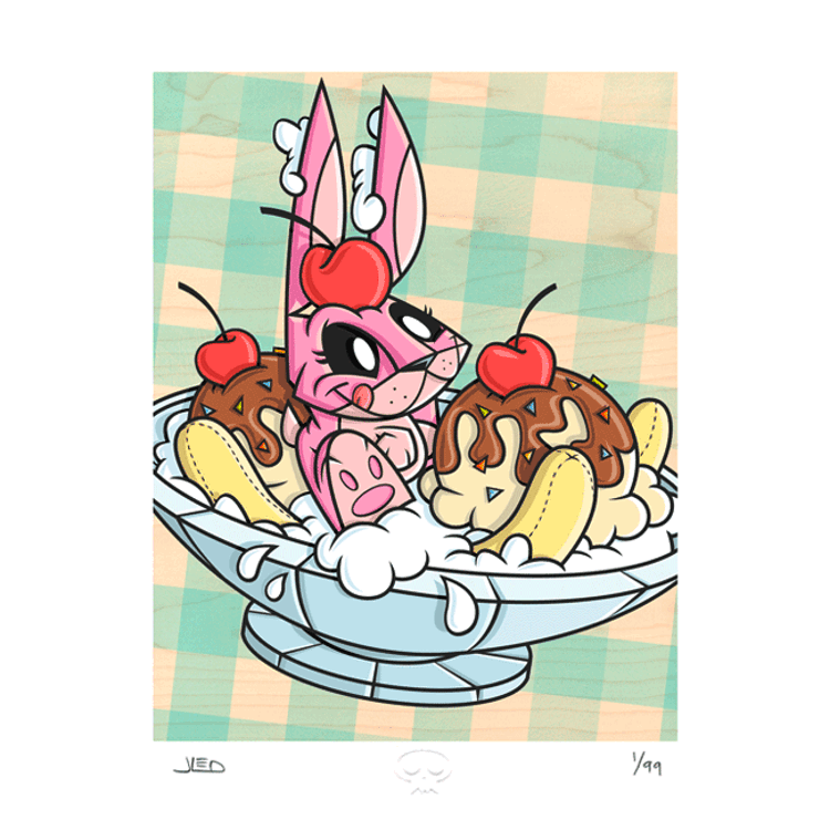 Sundae Bunny by Joe Ledbetter