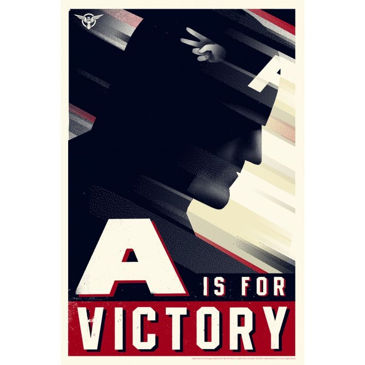 A is for Victory by Olly Moss