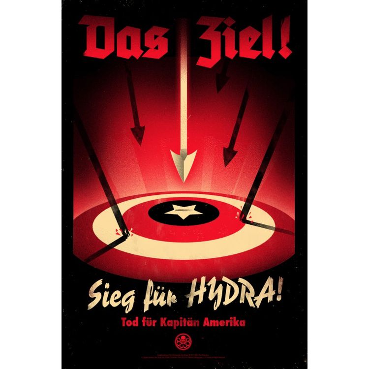Das Ziel! - Sieg fur Hydra by Olly Moss