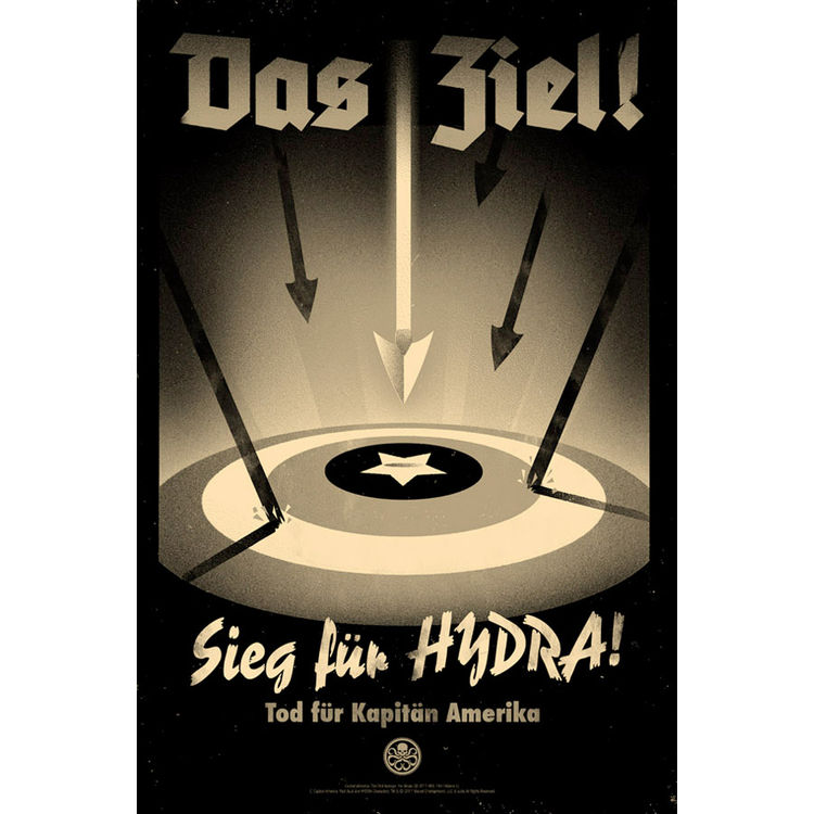 Das Ziel! - Sieg fur Hydra (Variant) by Olly Moss