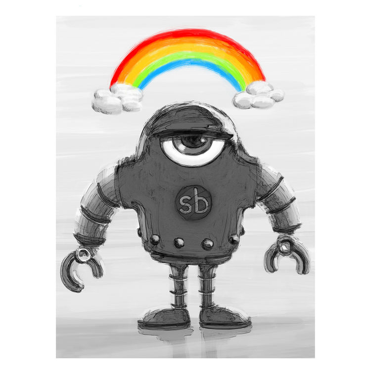 Sketchbot Print by Steve Talkowski