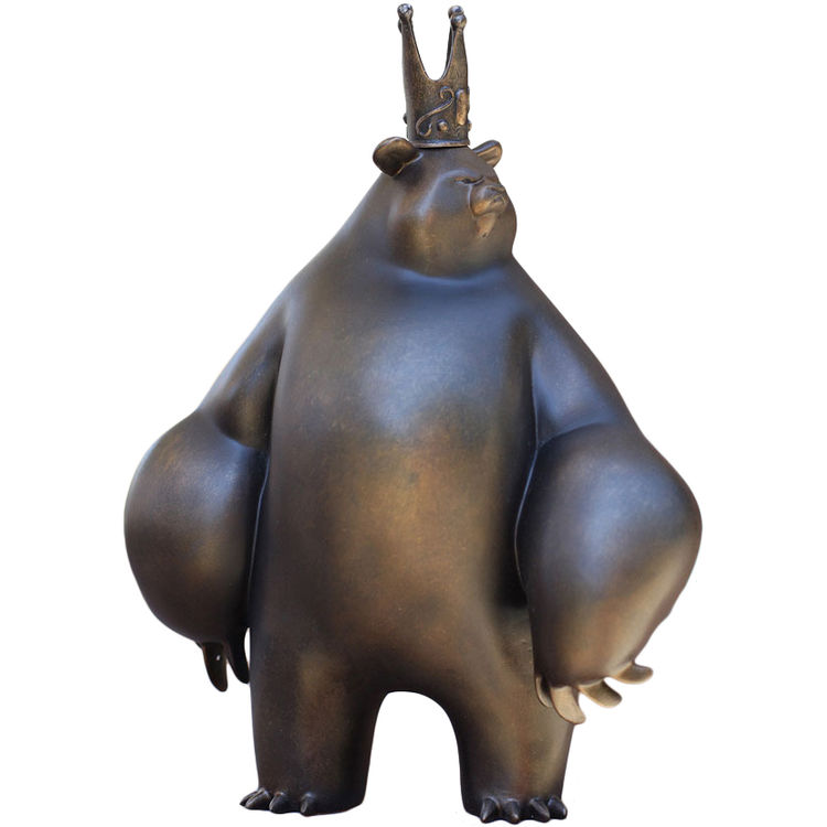 Panda King - Bronze by Woes (Aaron Martin)