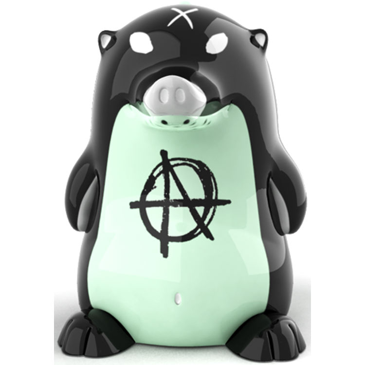 Heathrow the Hedgehog - Black by Frank Kozik