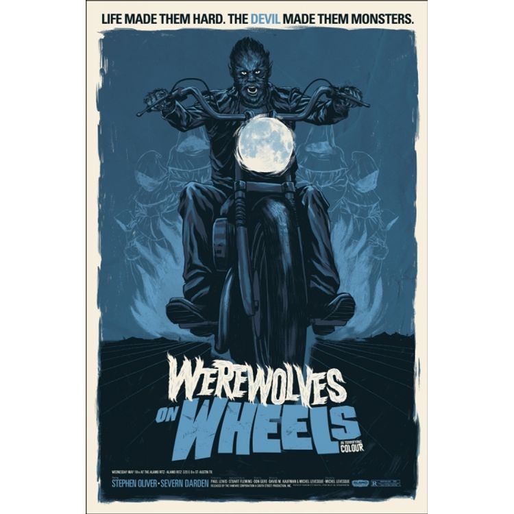 Werewolves On Wheels - Blue Variant by Phantom City Creative