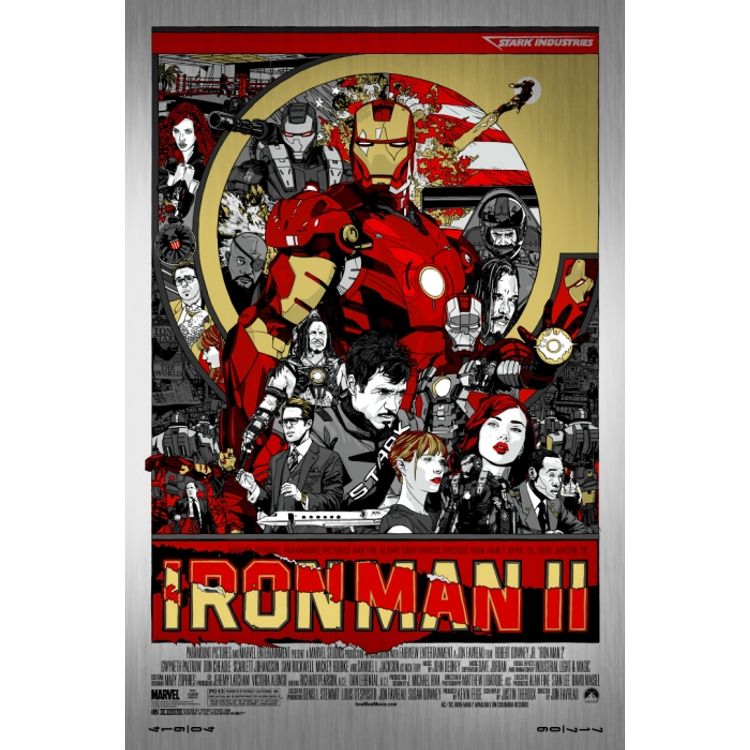 Ironman 2 - Metal by Tyler Stout