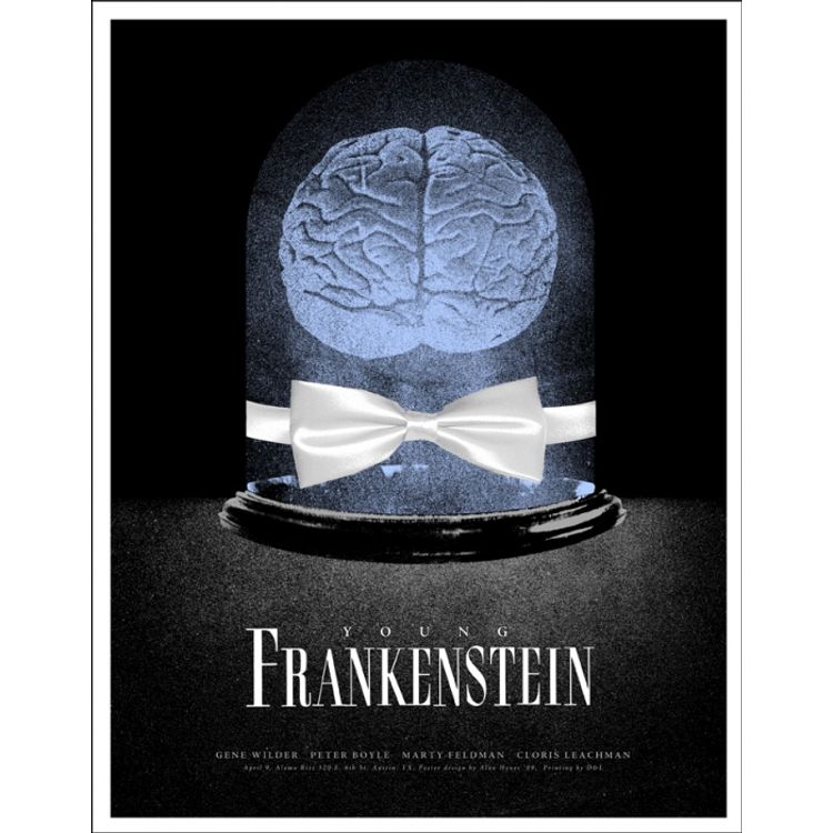 Young Frankenstein - Blue Variant by Alan Hynes