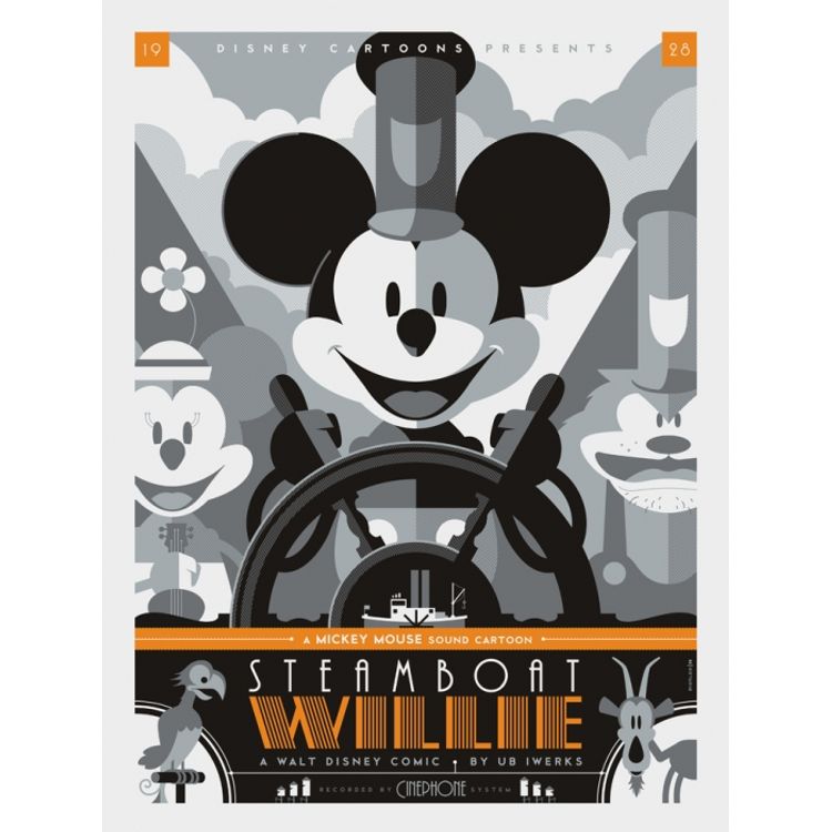 Steamboat Willie by Tom Whalen