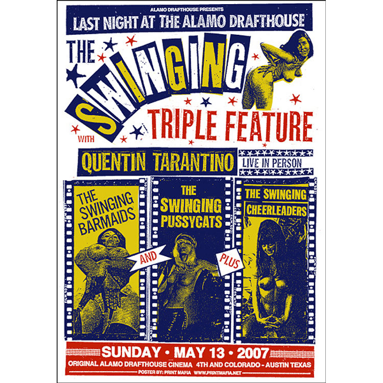 The Swinging Triple Feature by Print Mafia