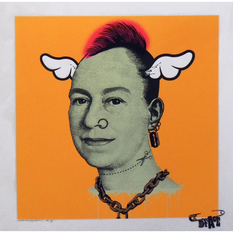 More Punk Than Your Punk - Orange by D*Face (Dean Stockton)