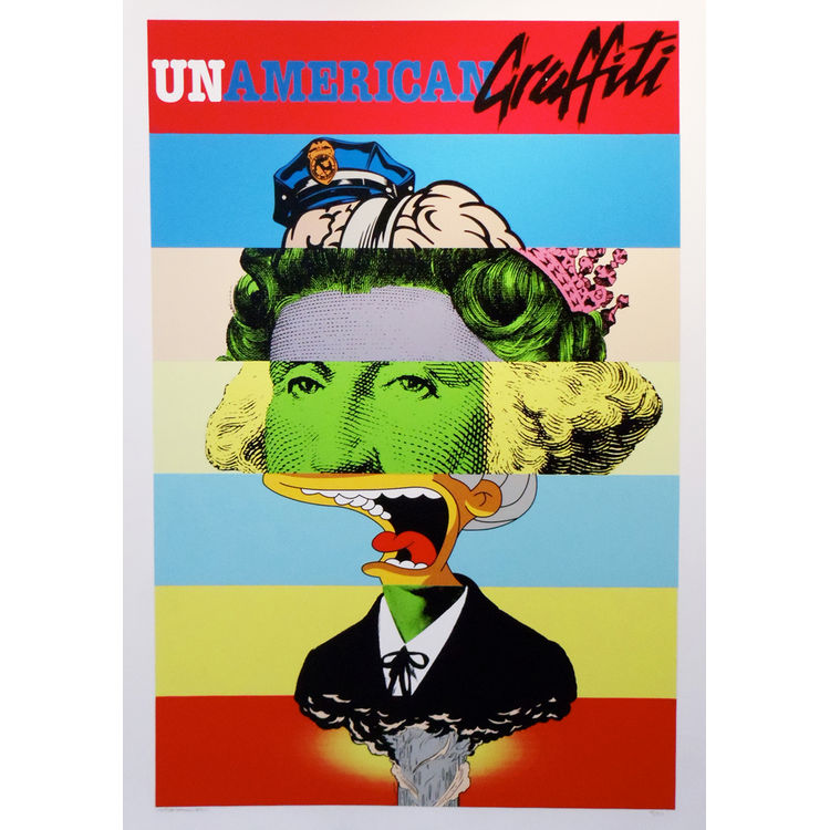 UnAmerican Graffiti by D*Face (Dean Stockton)