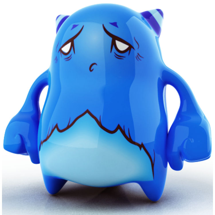 Blue Lil Bruiser by Yosiell Lorenzo