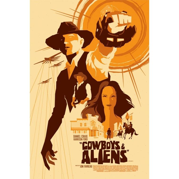 Cowboys & Aliens by Tom Whalen