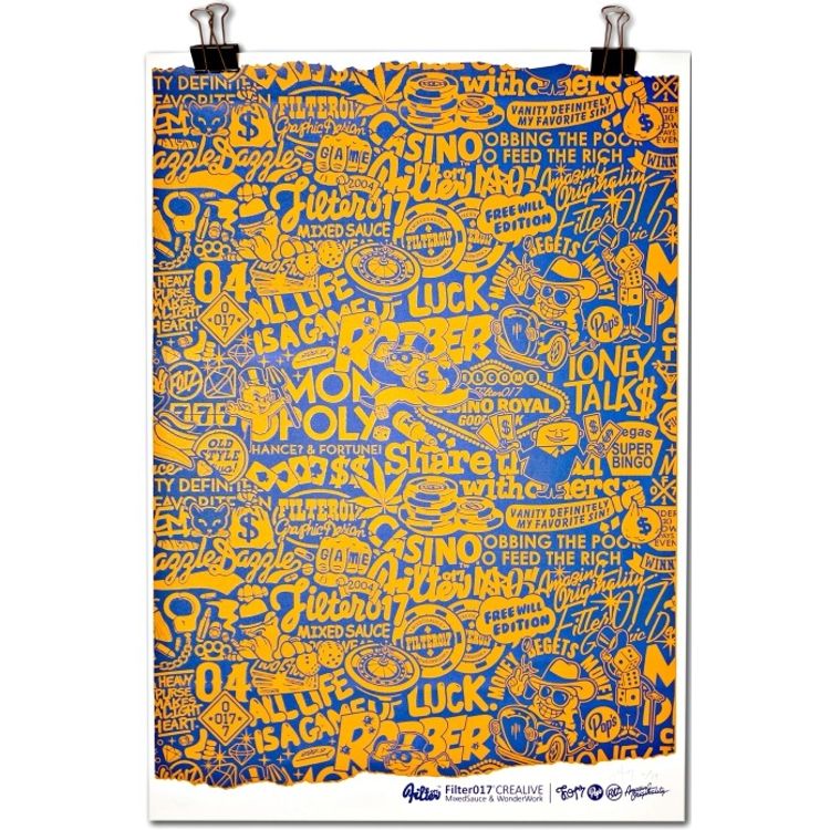 R.D. Casino Life - Yellow/Blue by Filter017