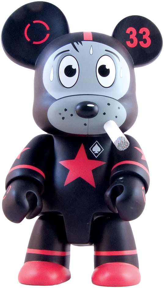 アメコミ TOY2R Qee KOZIK Nervous Cosmonaut Bear Nervous Cosmonaut Qee created by Frank Kozik