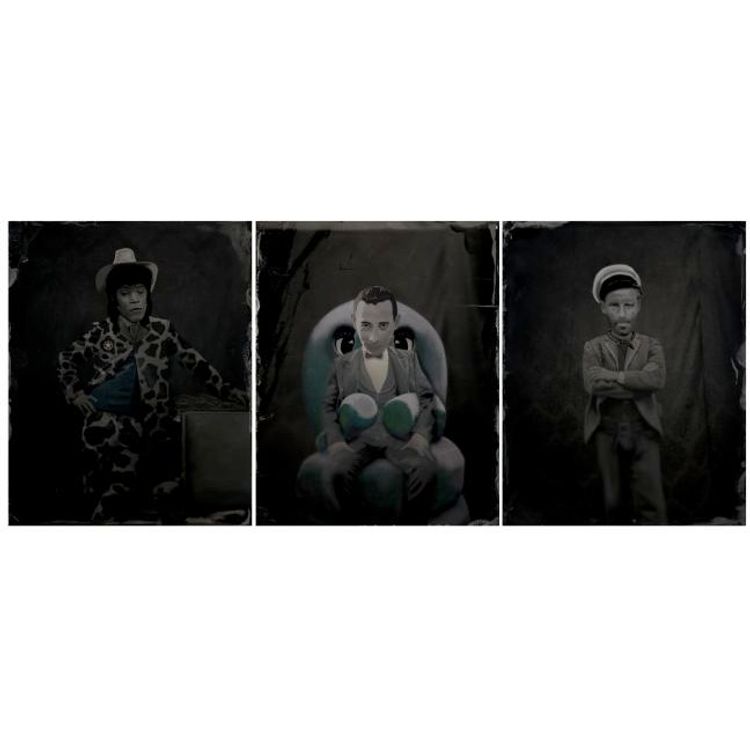 The Playhouse Gang (Triptych) by Jason Liwag