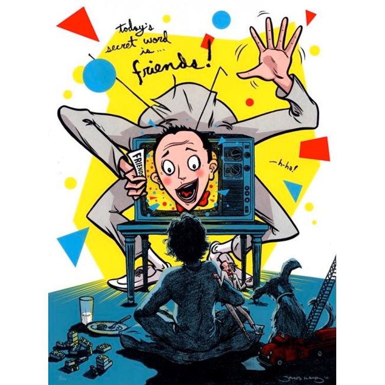 Friends with Pee-Wee Herman by James Flames