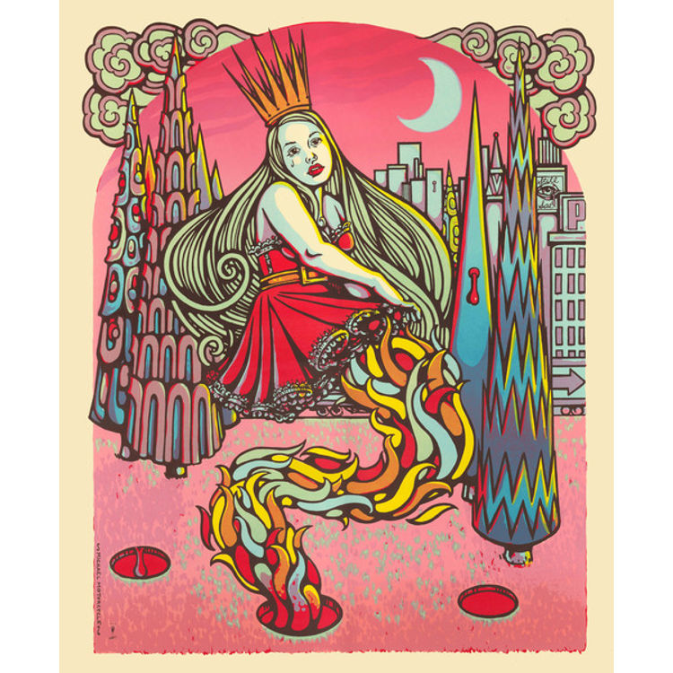 Portals Pink by Michael Motorcycle