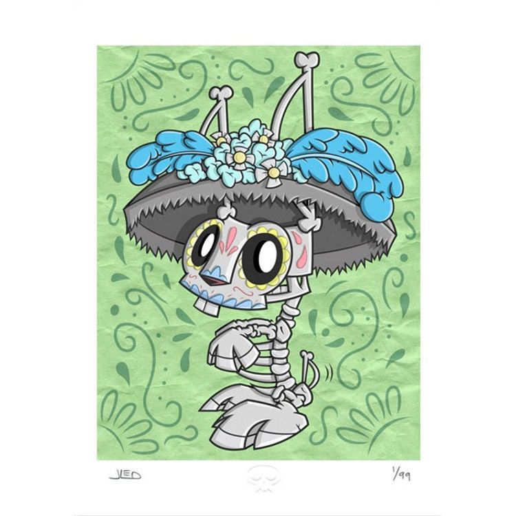 Calavera Bunny by Joe Ledbetter