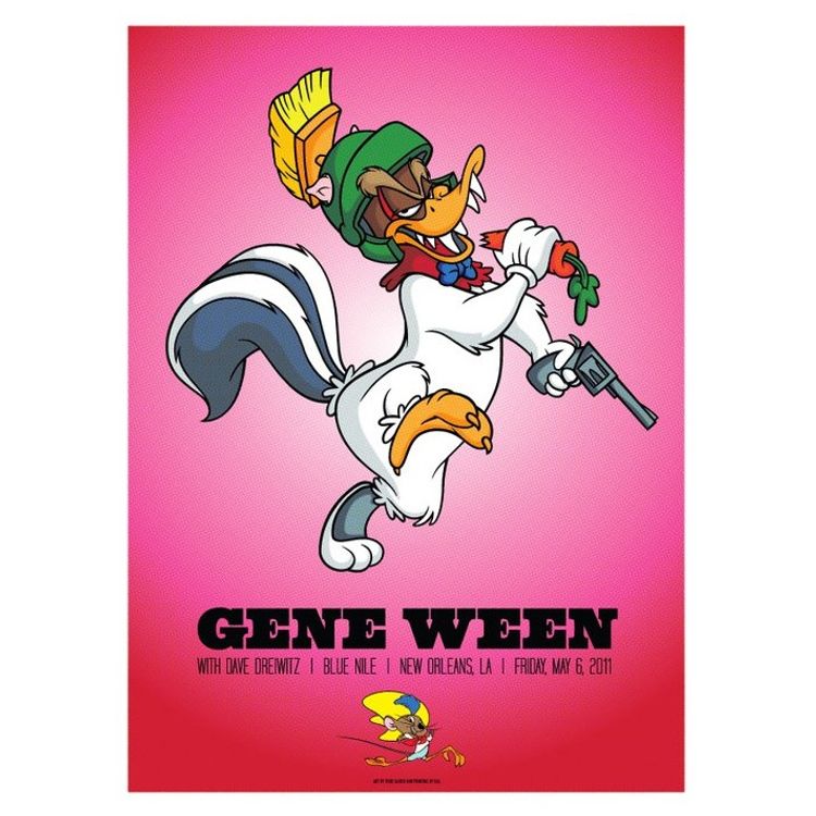 Gene Ween - New Orleans, LA (Red Variant) by Todd Slater