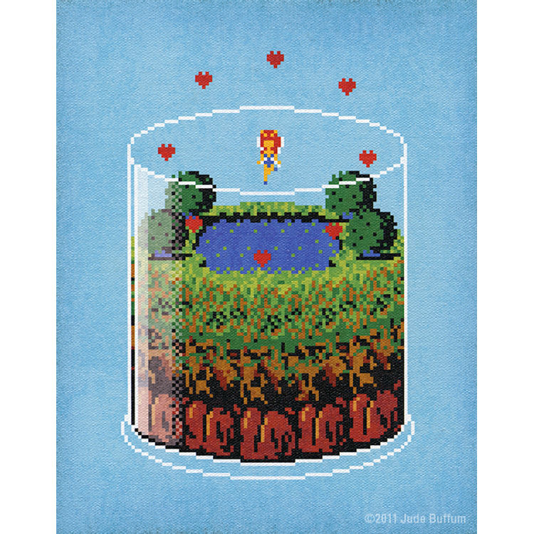 Hyrule Terrarium by Jude Buffum