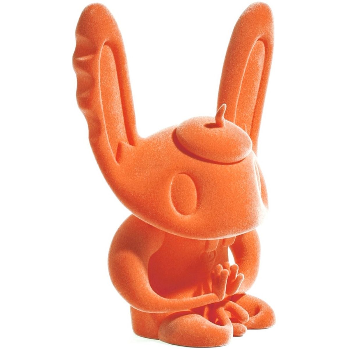 Bunniguru - Orange Flocked