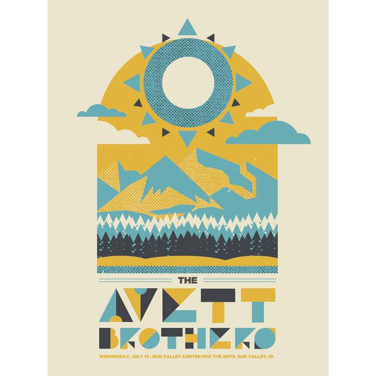 The Avett Brothers Essex - Sun Valley, ID 2011 by The Silent Giants