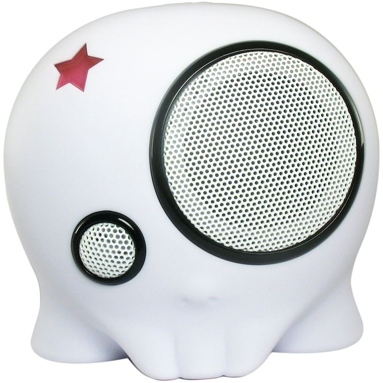 Mini Skully - White by Dennis Quijano