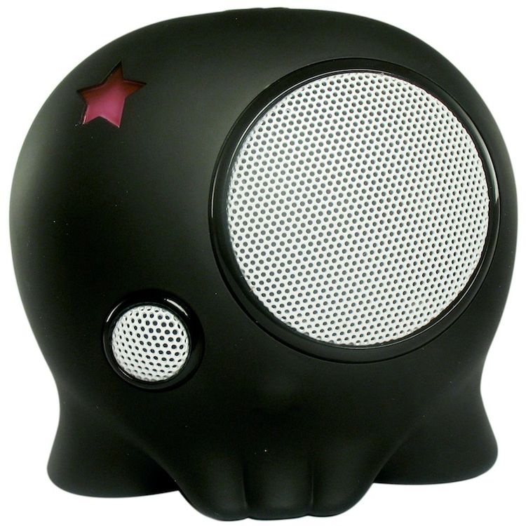 Mini Skully - Black by Dennis Quijano
