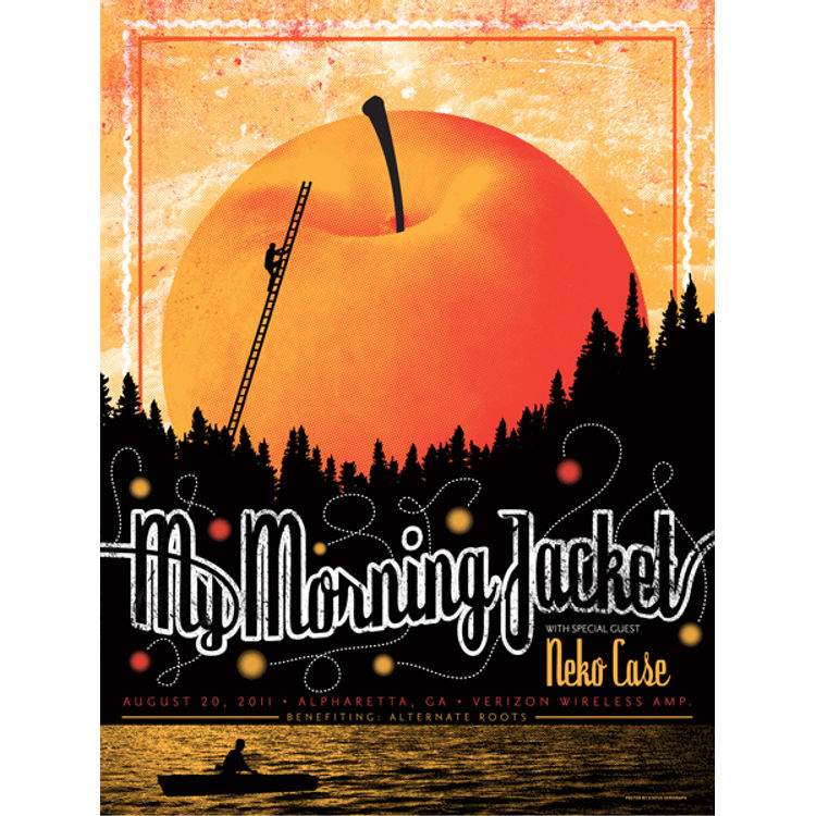 My Morning Jacket - Alpharetta, GA 2011 by Status Serigraph (Justin Helton)