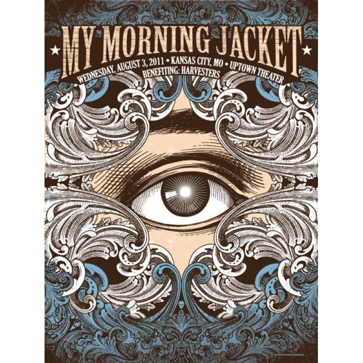 My Morning Jacket - Kansas City, MO 2011 by Status Serigraph (Justin Helton)