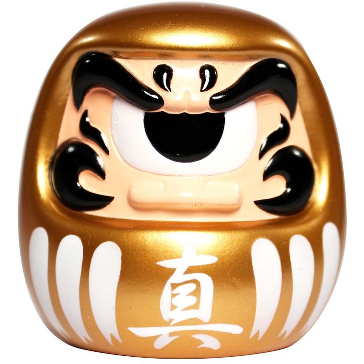 Fortune Daruma - Gold by Real X Head (Mori Katsura)