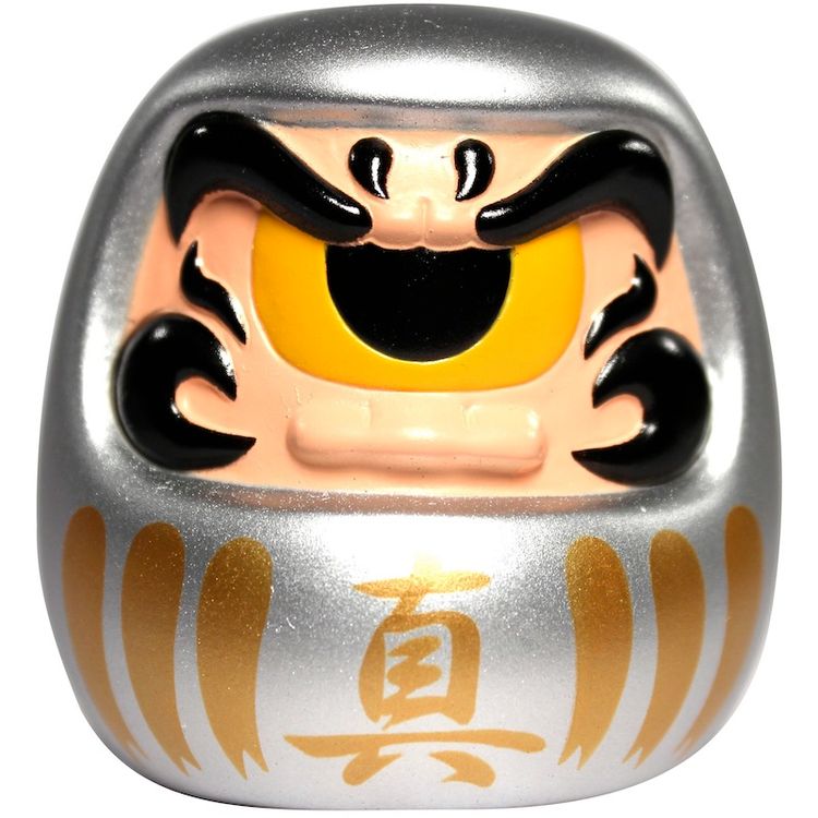 Fortune Daruma - Silver by Real X Head (Mori Katsura)
